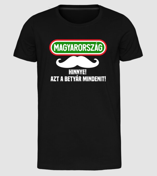  minta fekete pólón