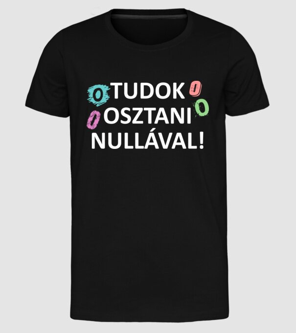  minta fekete pólón