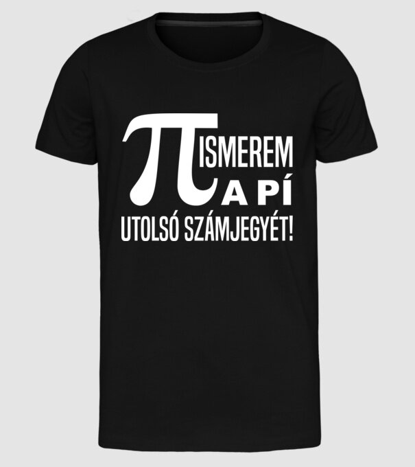  minta fekete pólón