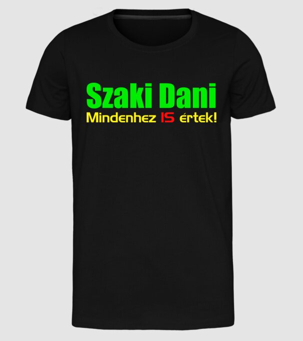  minta fekete pólón