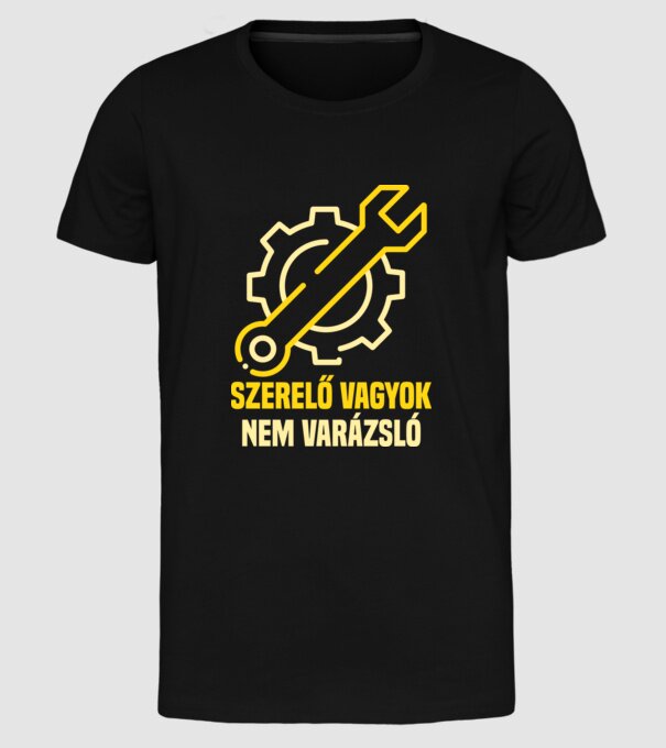  minta fekete pólón