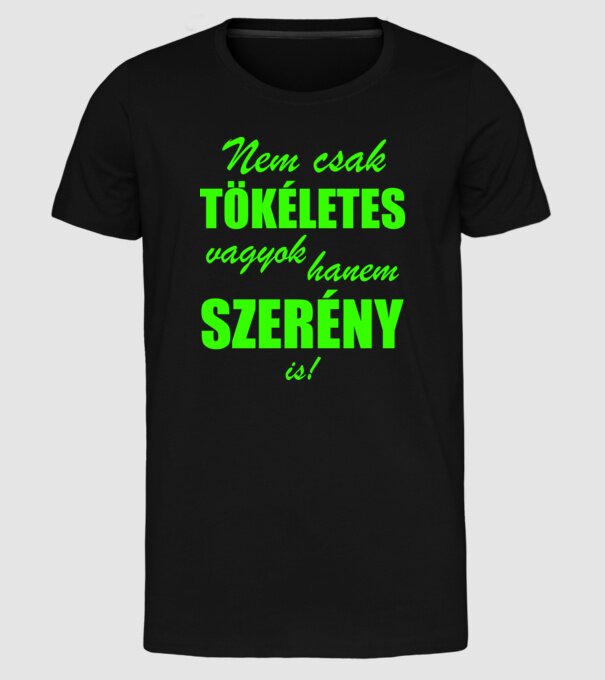  minta fekete pólón