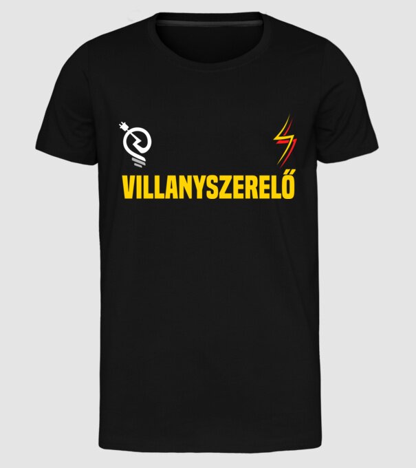  minta fekete pólón