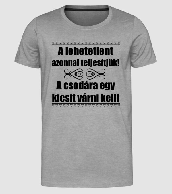 minta szürke pólón