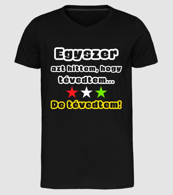  minta fekete pólón
