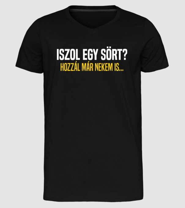  minta fekete pólón