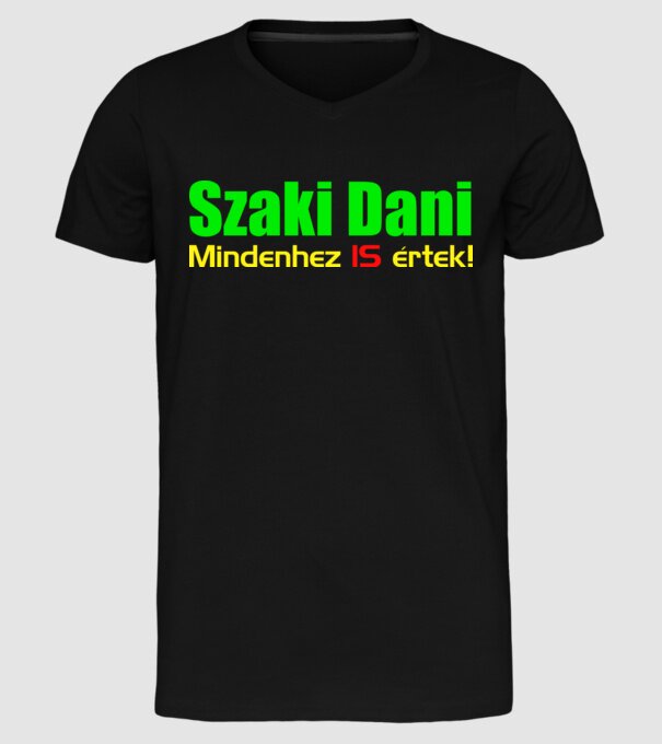  minta fekete pólón