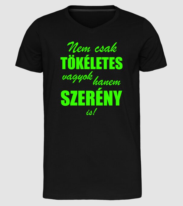 minta fekete pólón