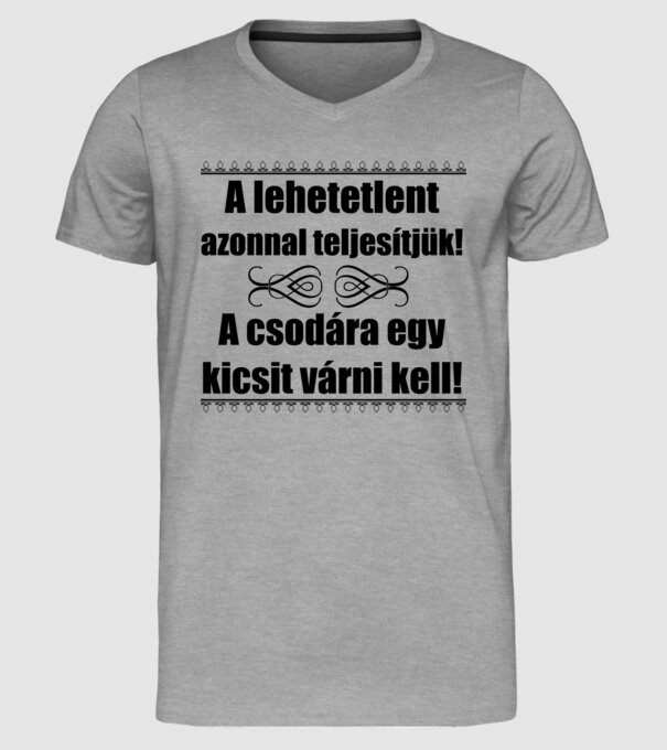  minta szürke pólón