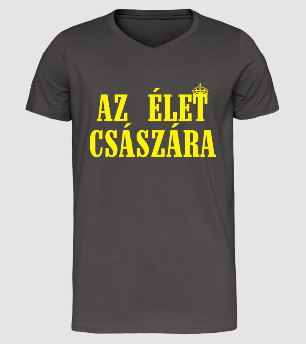  minta sötétszürke pólón