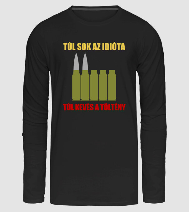  minta fekete pólón