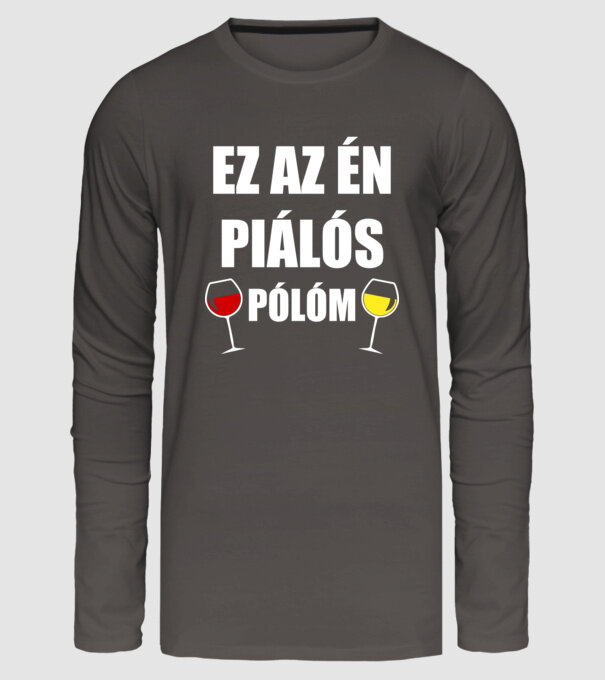  minta sötétszürke pólón
