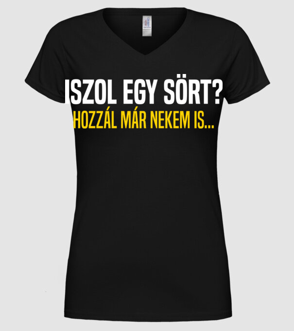  minta fekete pólón