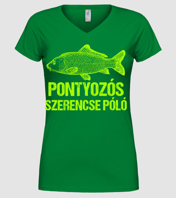  minta zöld pólón