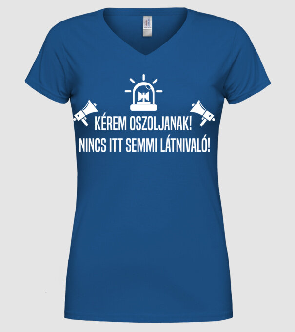  minta királykék pólón