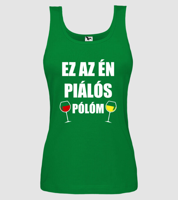  minta zöld pólón