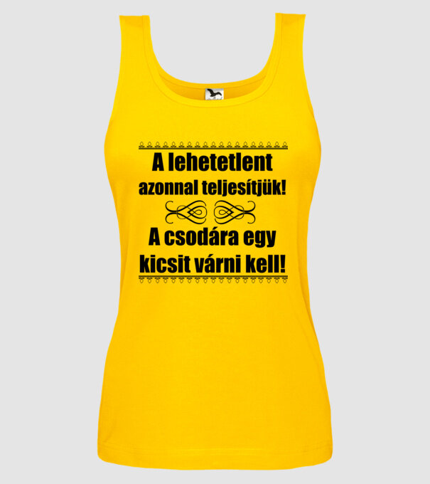  minta sárga pólón