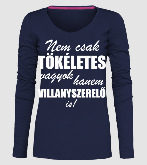 minta sötétkék pólón