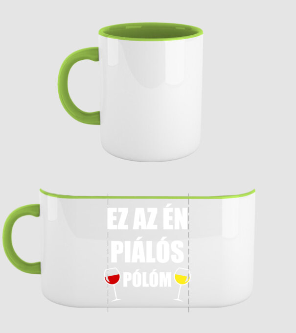  minta zöld pólón