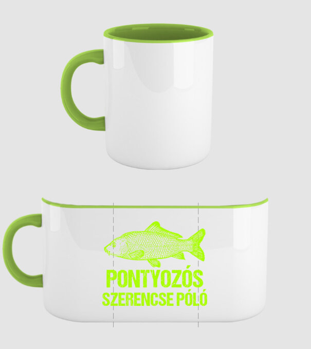  minta zöld pólón