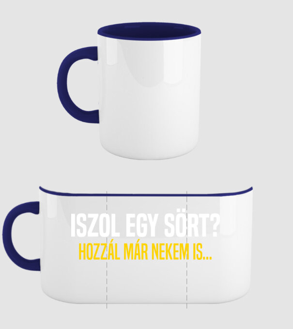  minta sötétkék pólón