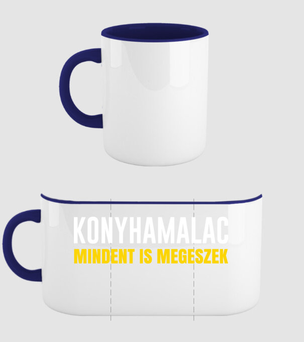  minta sötétkék pólón