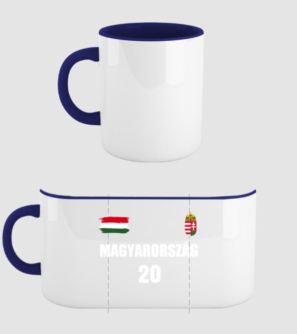  minta sötétkék pólón