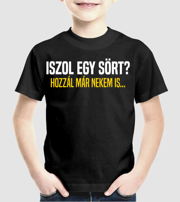  minta fekete pólón