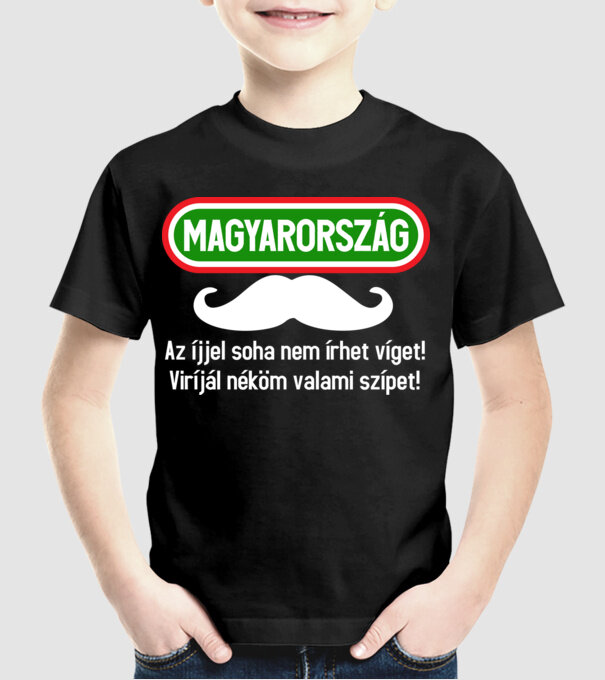  minta fekete pólón
