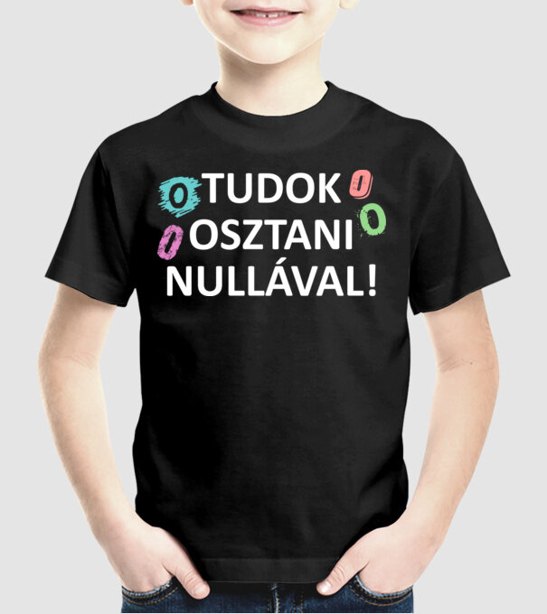  minta fekete pólón