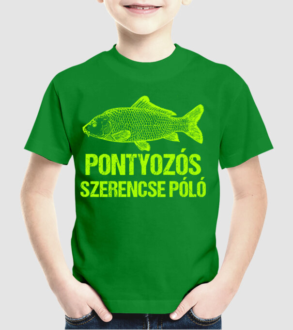  minta zöld pólón