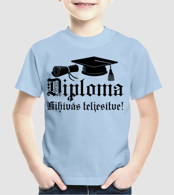 minta világoskék pólón