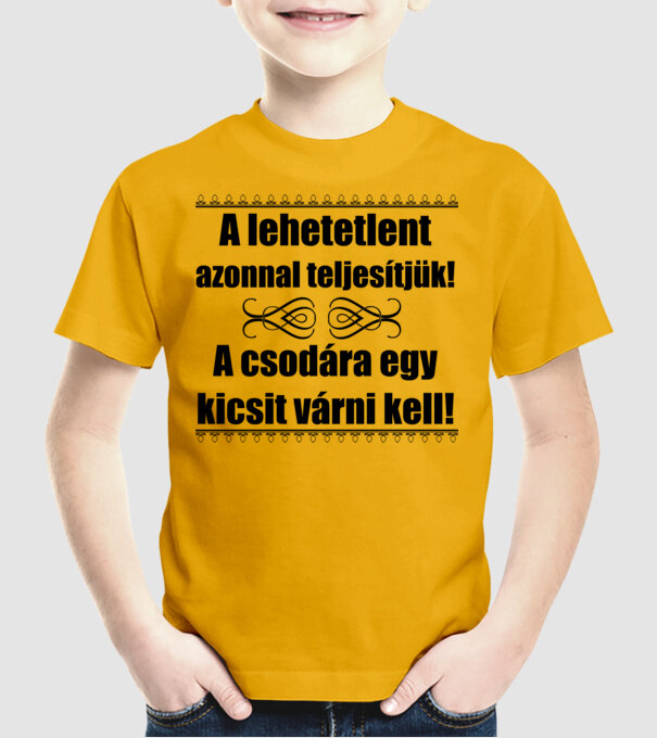  minta sárga pólón