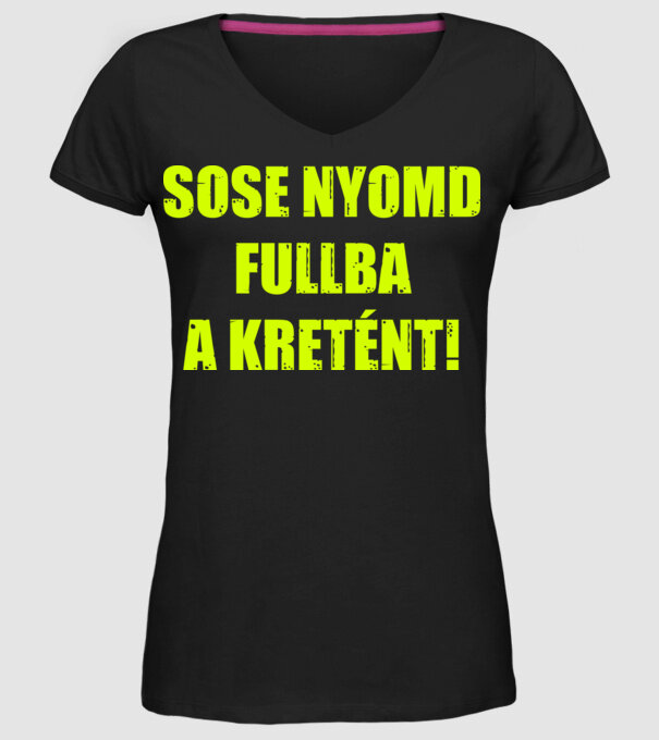  minta fekete pólón
