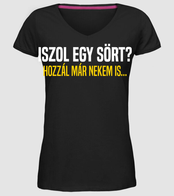  minta fekete pólón