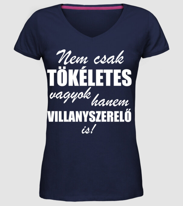  minta sötétkék pólón
