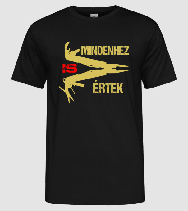  minta fekete pólón