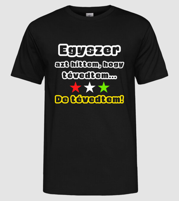  minta fekete pólón