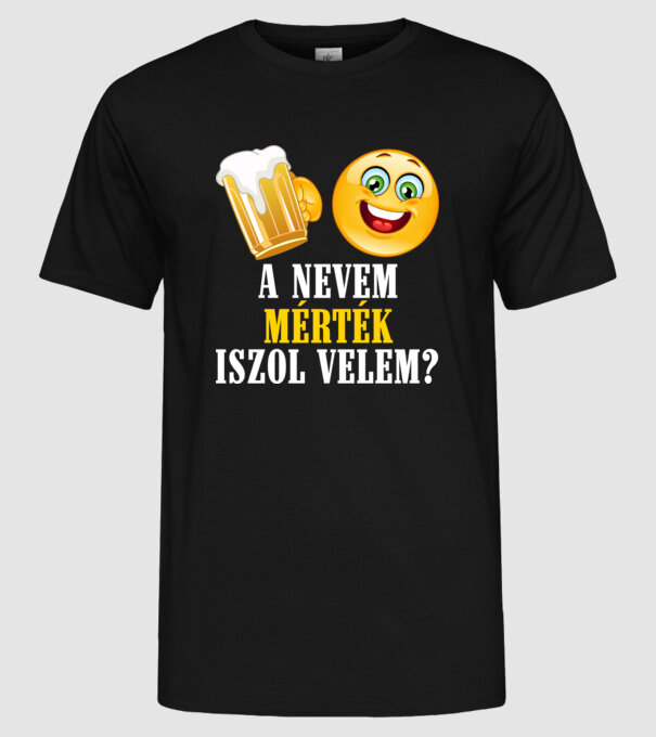  minta fekete pólón