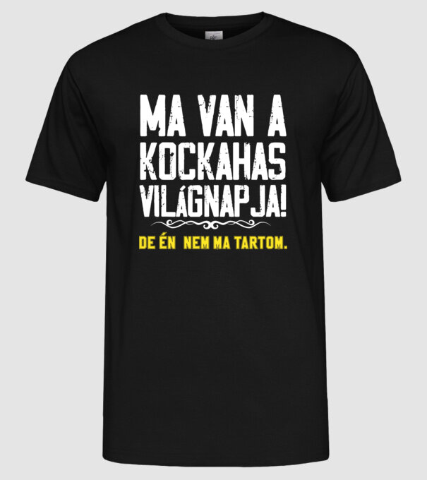  minta fekete pólón