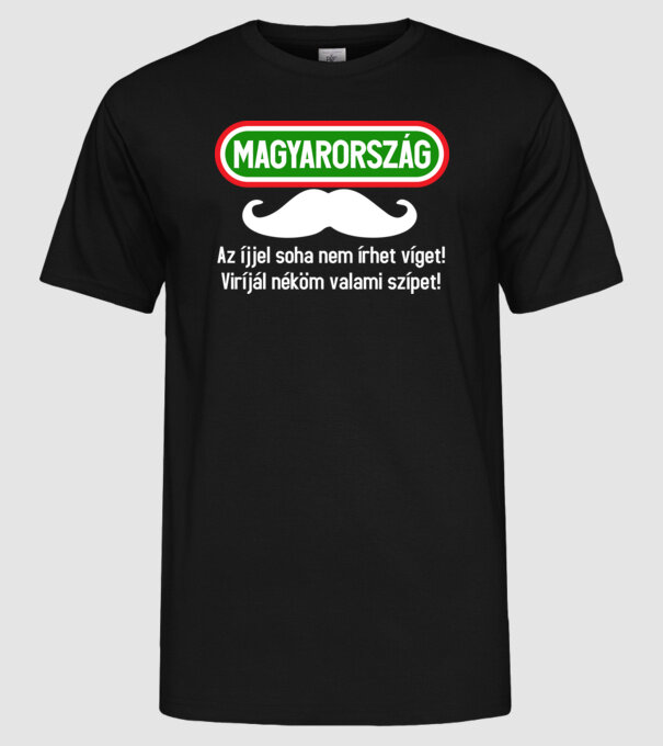  minta fekete pólón