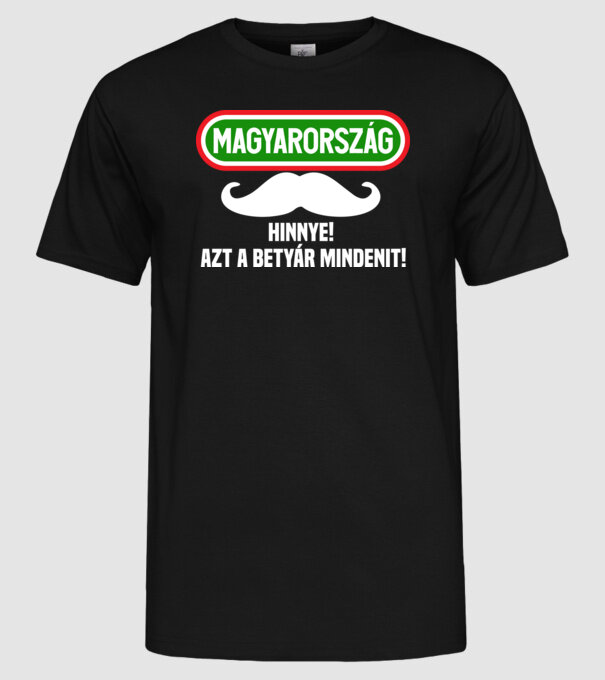  minta fekete pólón