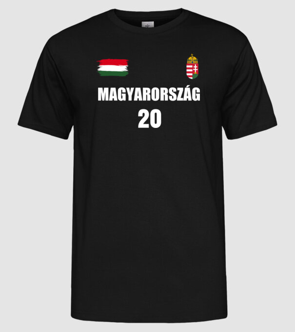  minta fekete pólón