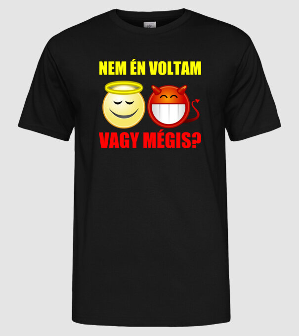  minta fekete pólón