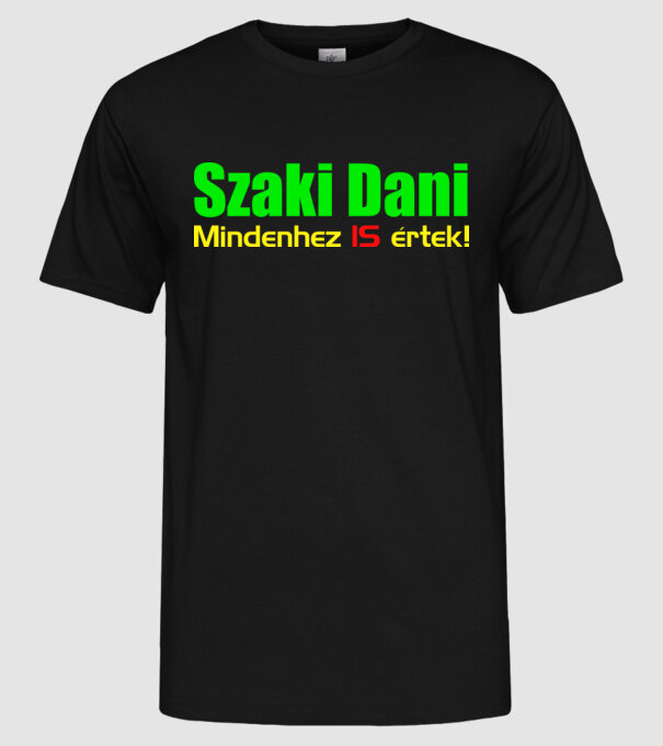 minta fekete pólón