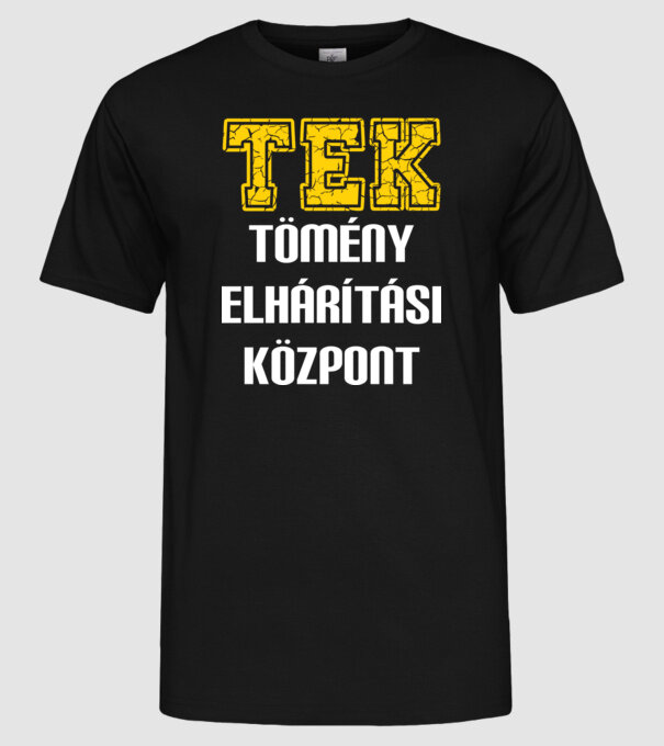 minta fekete pólón
