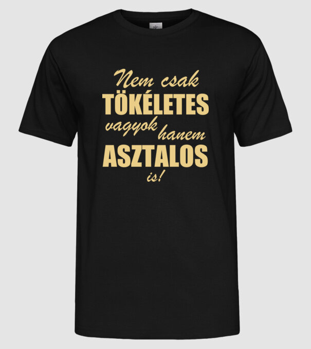  minta fekete pólón