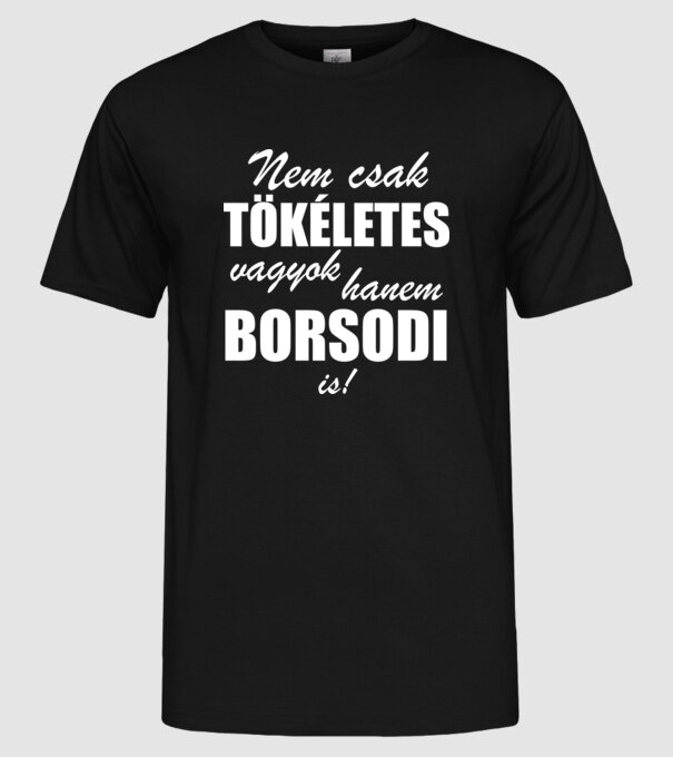  minta fekete pólón