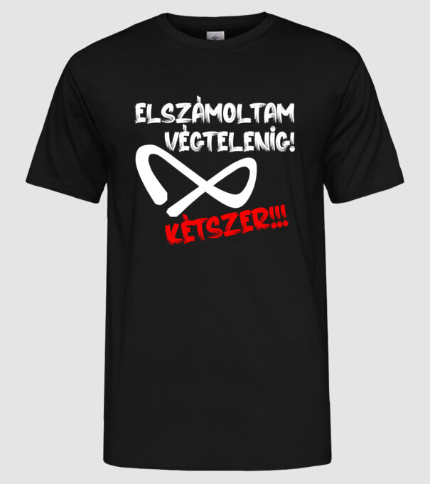  minta fekete pólón