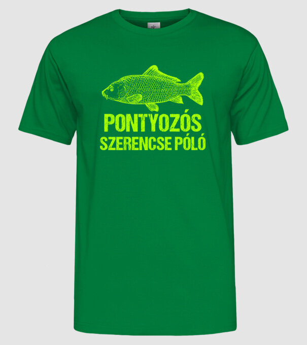  minta zöld pólón